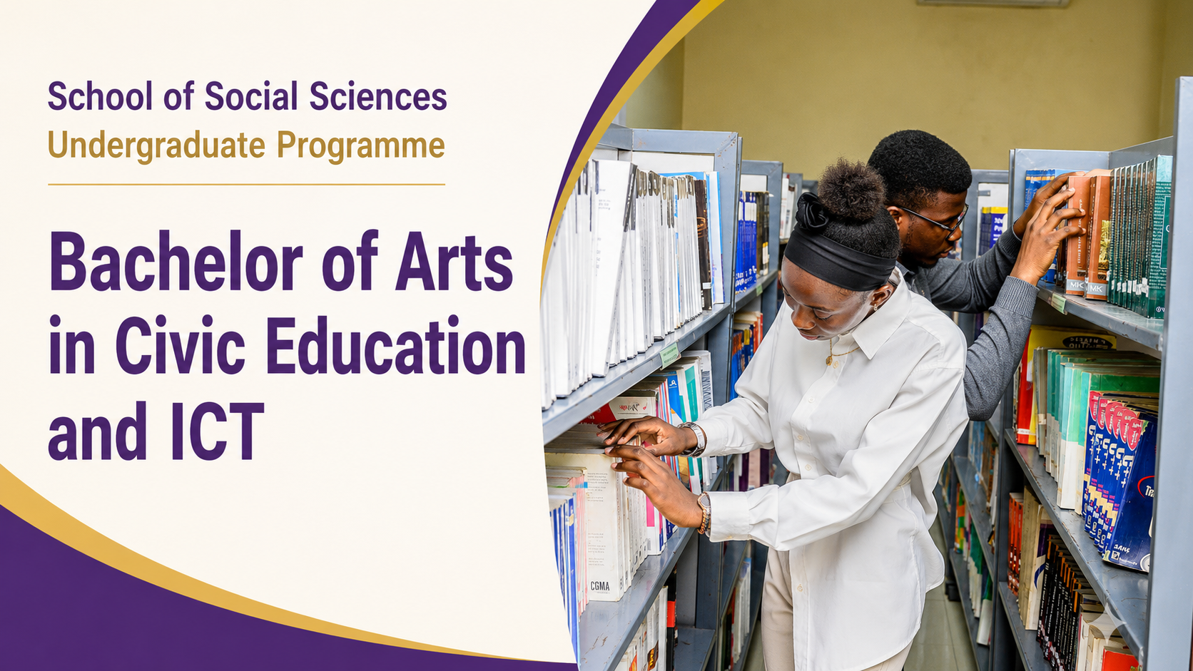 Bachelor of Arts in Civic Education and ICT
